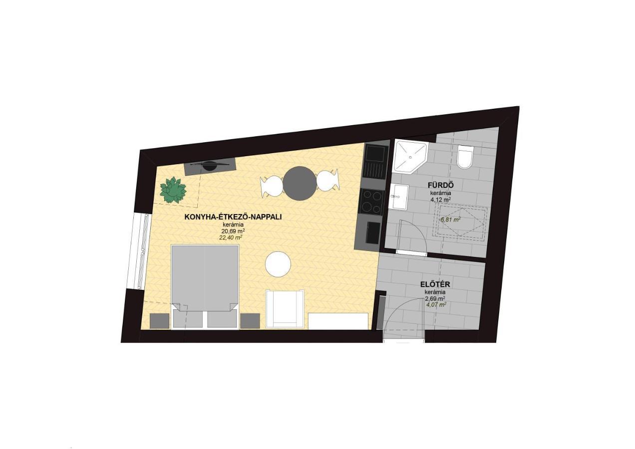 Dotis Apartman タタ エクステリア 写真