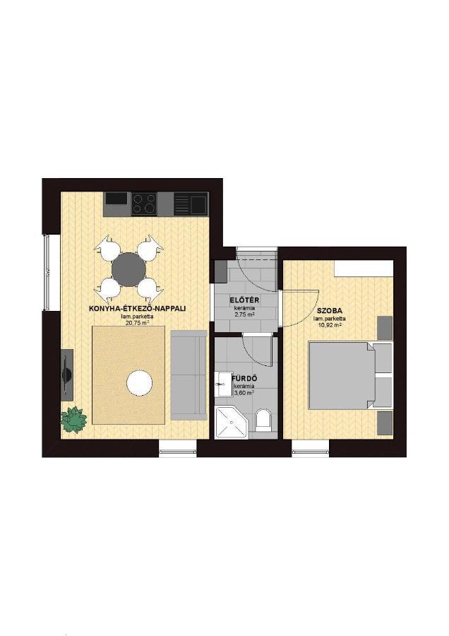 Dotis Apartman タタ エクステリア 写真