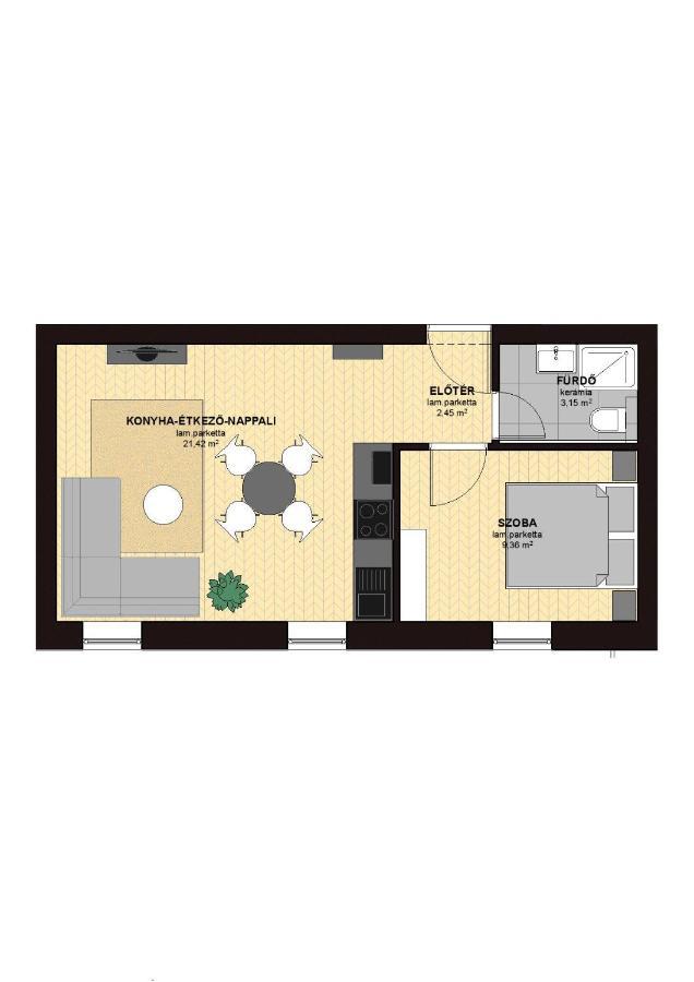 Dotis Apartman タタ エクステリア 写真