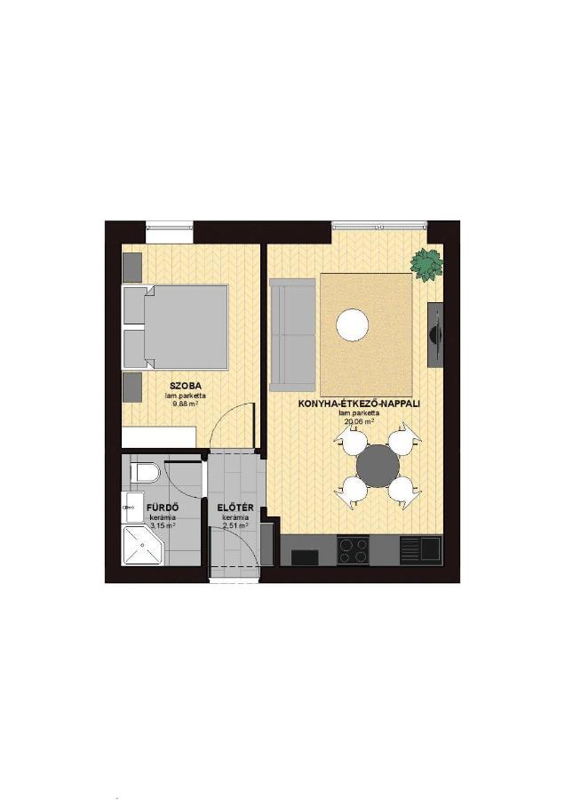 Dotis Apartman タタ エクステリア 写真